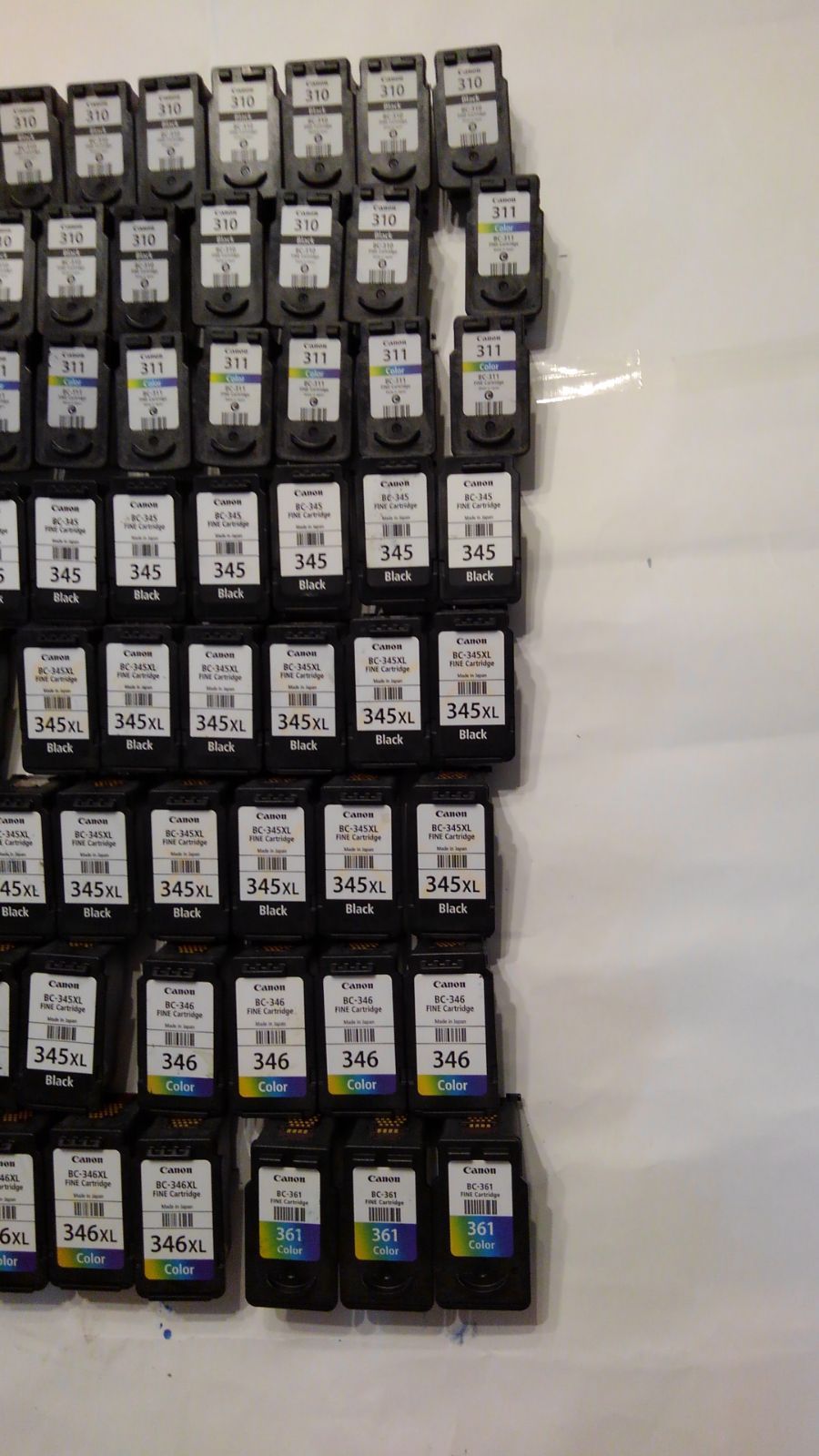 キャノンCanon 使用済みインク72個純正