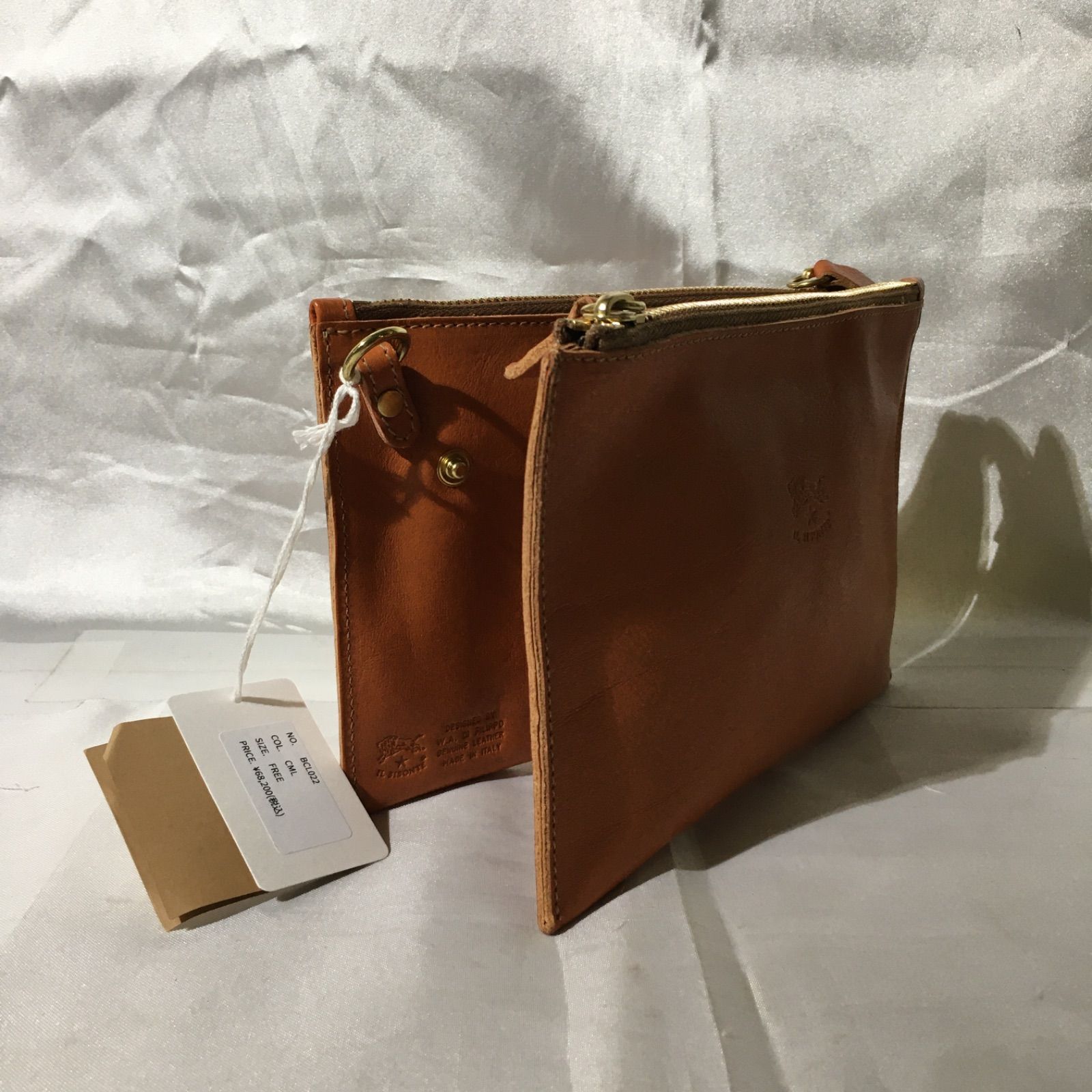 IL BISONTE CLUTCH SMALL BAG クロスボディバッグ ダブル クラッチ