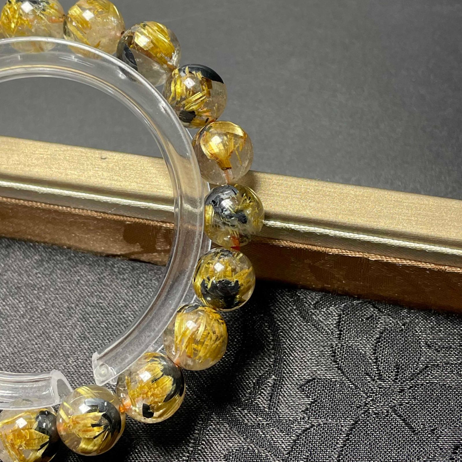 貴重 EU製 ☆太陽花タイチンルチル☆黄金針水晶 金運 開運