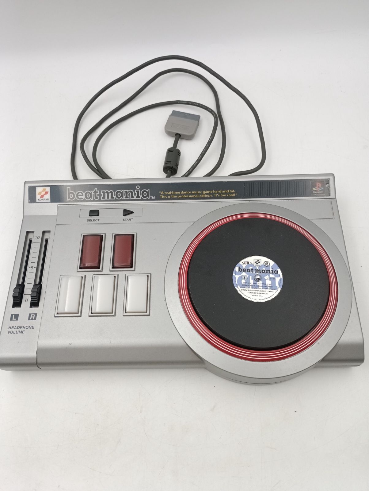 K-1449 PlayStation beatmaniA DJ Station PRO コントローラー 簡易動作 済み