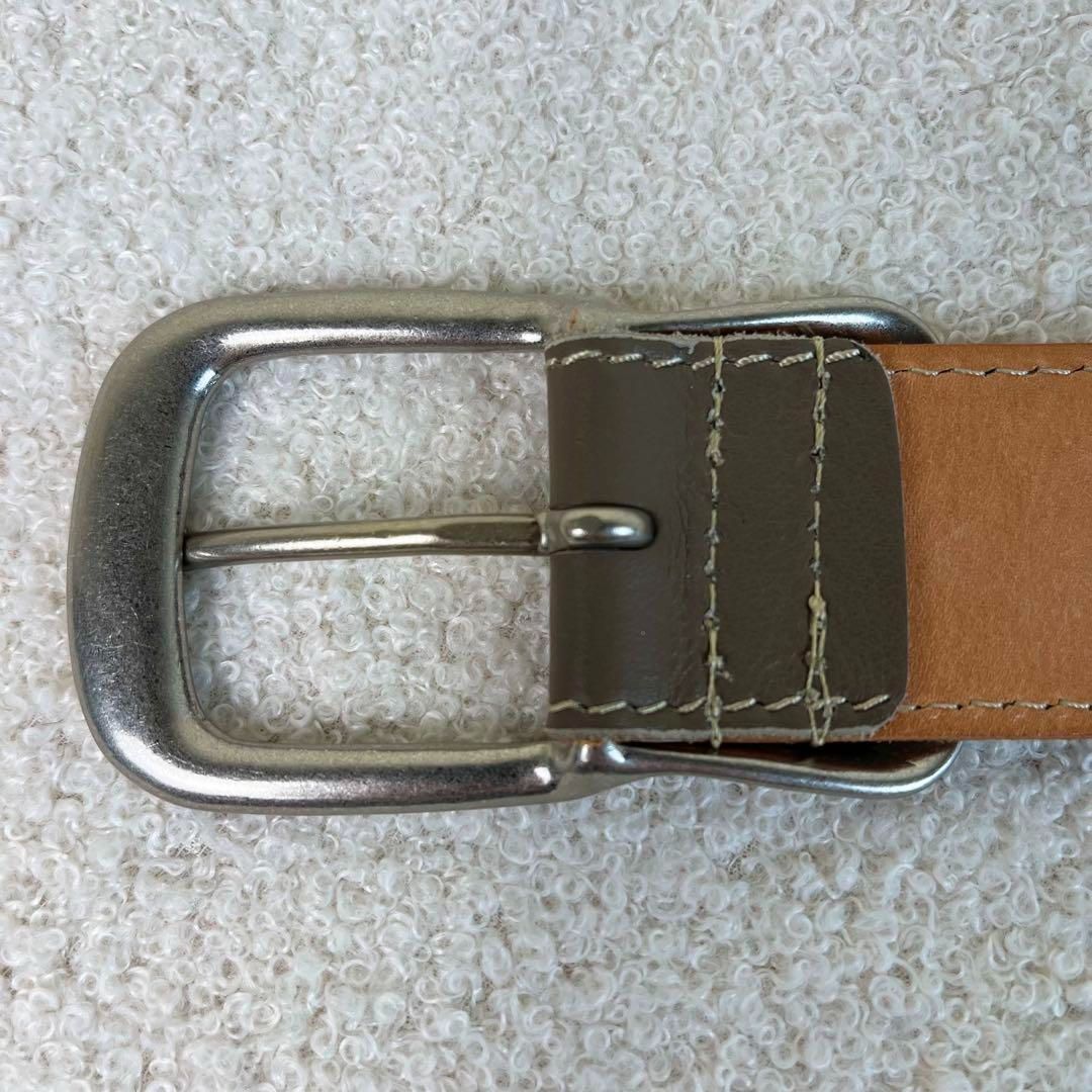 ヨウジヤマモト　レザーベルト　ヴィンテージ　ブラック　シルバー 未使用級 Y's ヨウジヤマモト レザーベルト 日本製 アッシュ