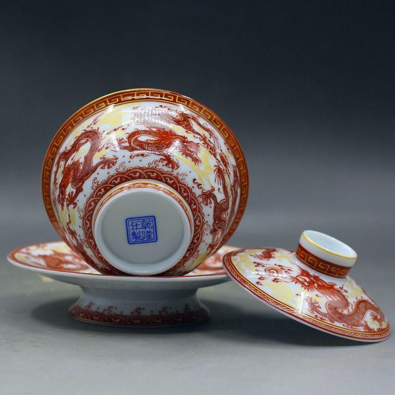 中国茶器 銀竜三才蓋碗 茶器 茶道具 茶杯 煎茶具 新品未使用 中国茶器 銀竜三才蓋碗 茶器 茶道具 茶杯 煎茶具 新品未使用