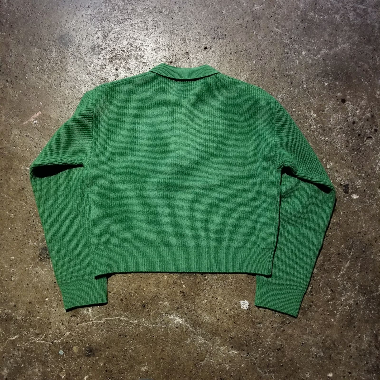 トップス 24AW TTT MSW zipup knit polo shirt TTT MSW Zipup knit polo shirt (BROWN)