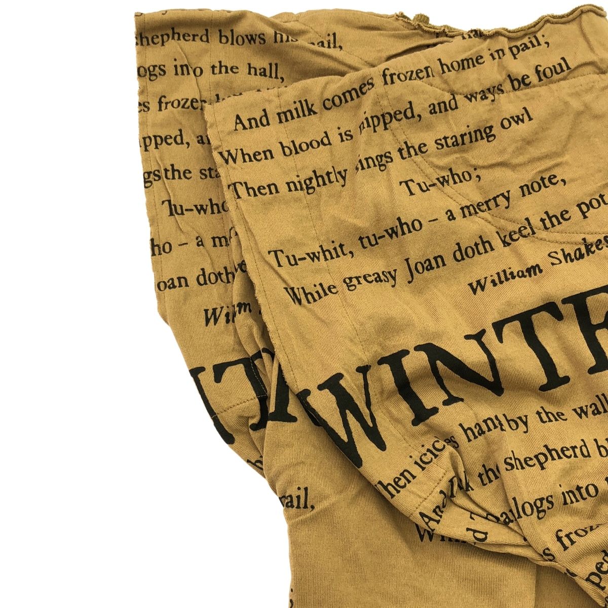 Vivienne Westwood RED LABEL ヴィヴィアンウエストウッド レッドレーベル 21AW WINTERプリントコットンTシャツ 16-12-312015 ブラウン 00 Vivienne Westwood RED LABEL ヴィヴィアンウエストウッド レッド
