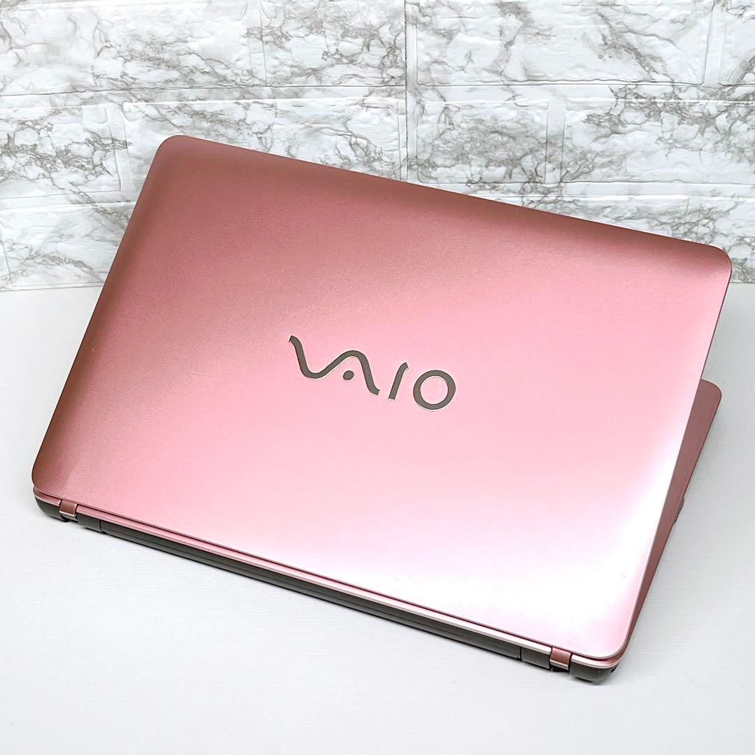 人気のピンクVAIO！初心者向け Windows11 薄型ノートパソコン 145