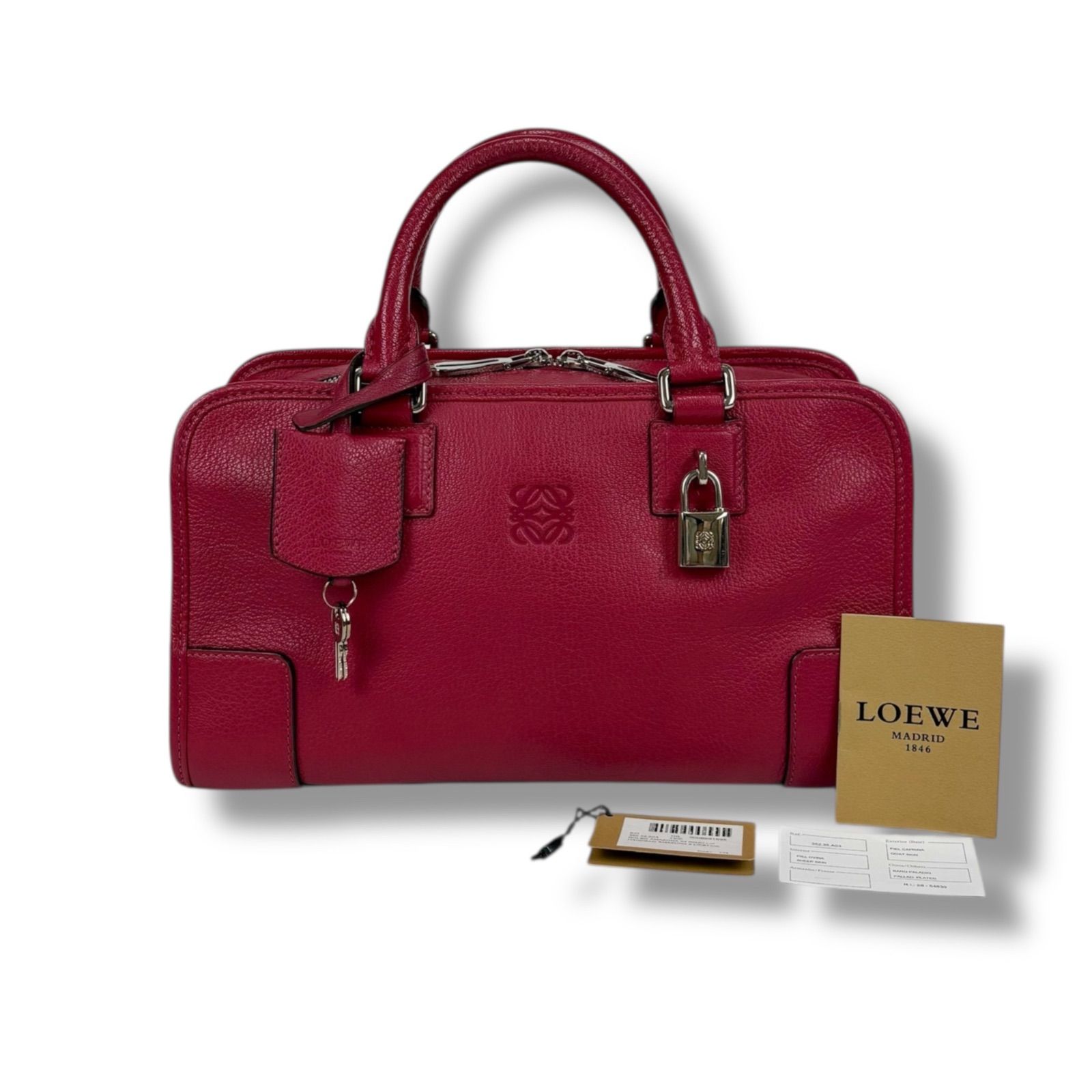 ロエベ LOEWE アマソナ28 ハンドバッグ ミニボストンバッグ