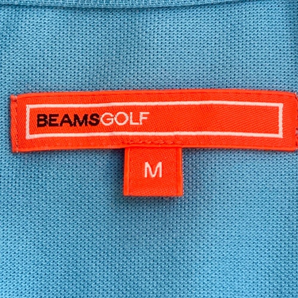 サイズ：M BEAMS GOLF ビームスゴルフ  半袖ポロシャツ  ブルー系 [240101417646] ゴルフウェア メンズ ストスト BEAMS GOLF(ビームスゴルフ) ポロシャツ｜中古ゴルフウェア通販