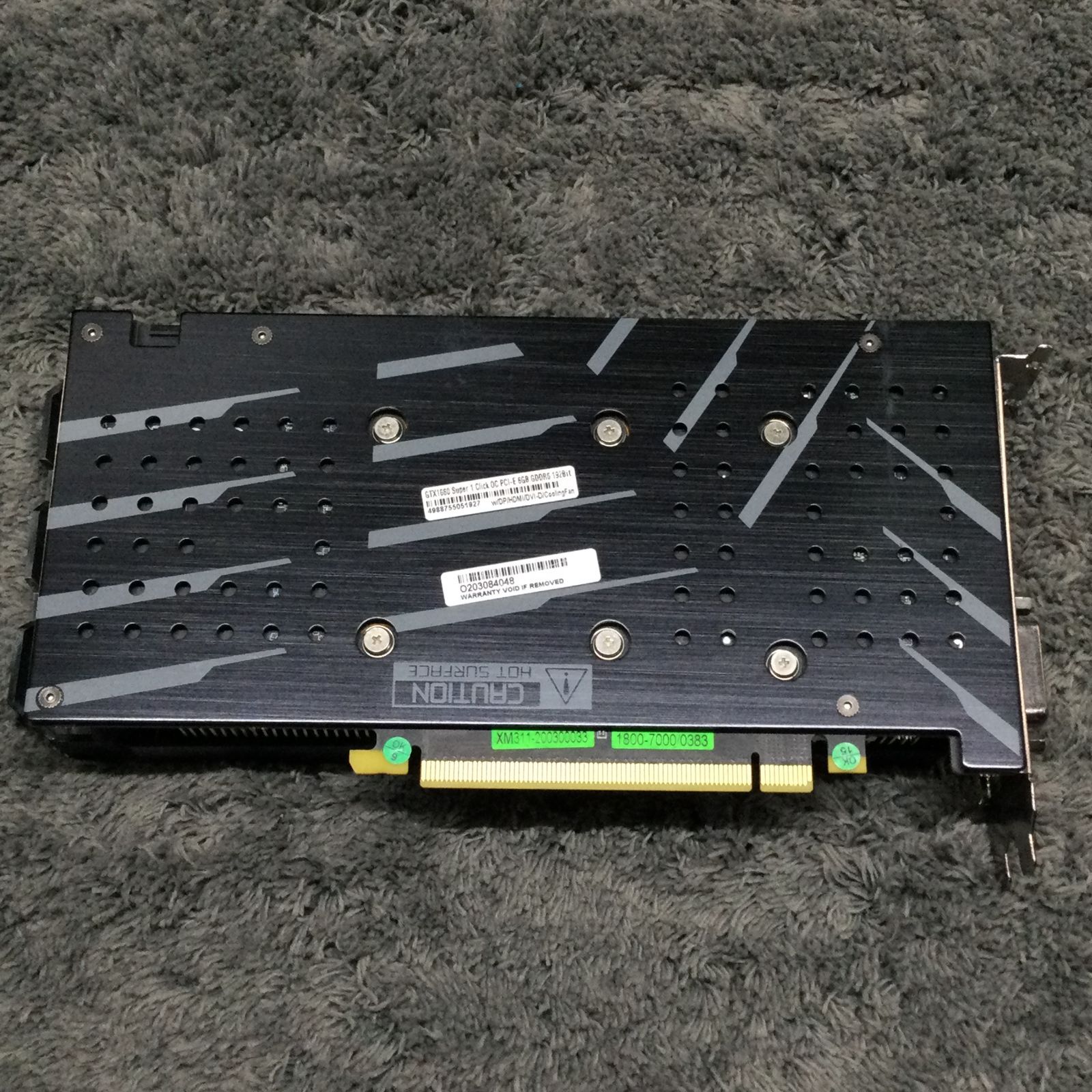 ⑨ 玄人志向 GALAKURO GAMING GTX1660 6GB グラフィックボード 1000027155294