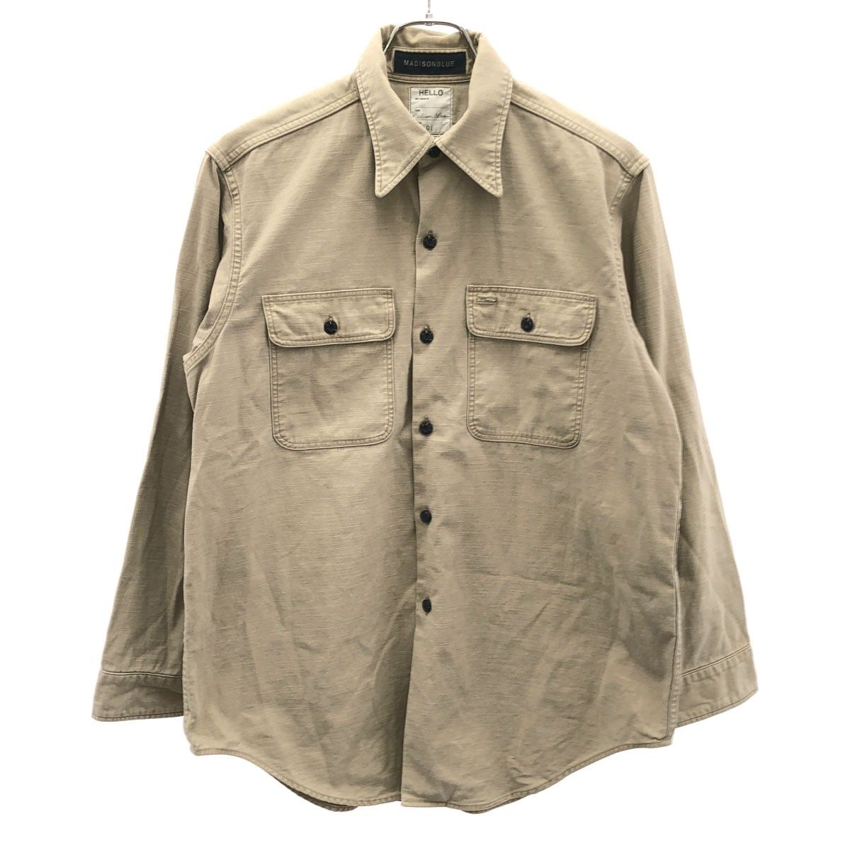 MADISON BLUE マディソンブルー HAMPTON BACK SATIN SHIRT ハンプトン 