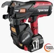 ▽ MAX マックス 14.4V 充電式鉄筋結束機 ツインタイア RB-442T-B2C|1450A バッテリ2個 5.0Ah 充電器 ケース付