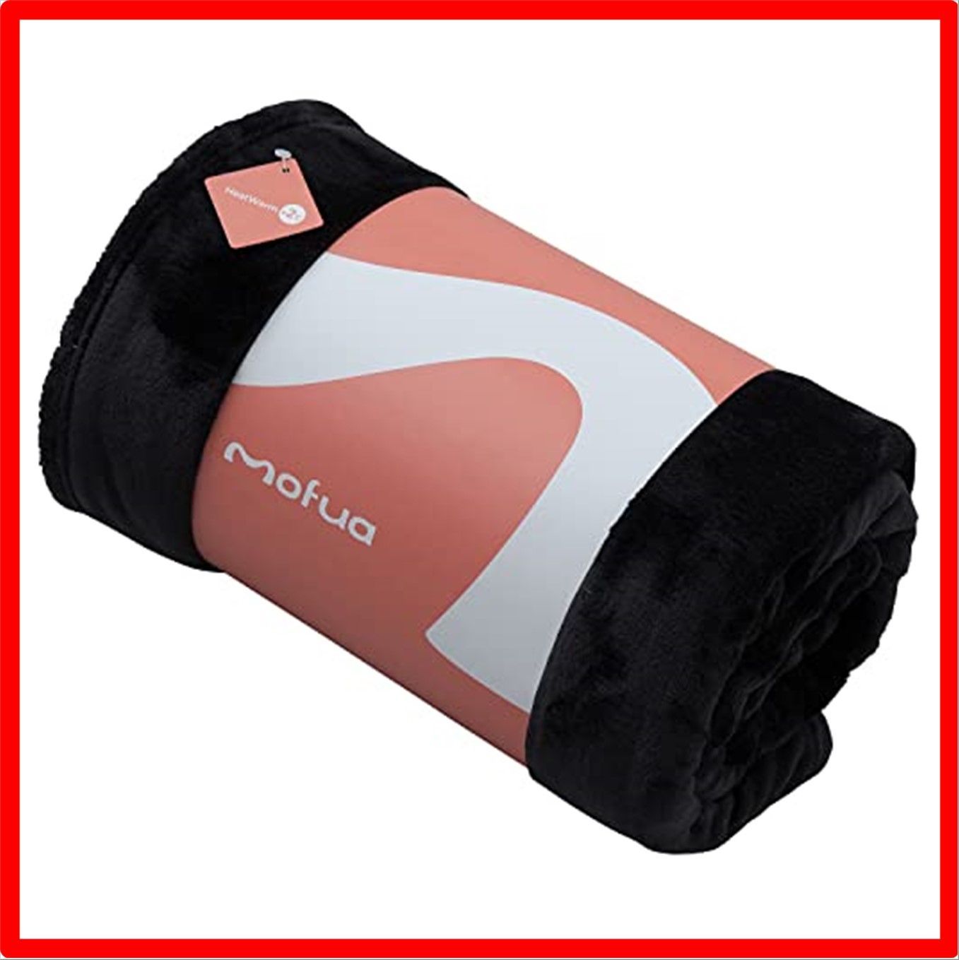 【匿名配送】 01)シングル_ブラック PatternName: プレミアム発熱毛布 AQUA (アクア) mofua 毛布 ブランケット シングル 冬用 ブラ