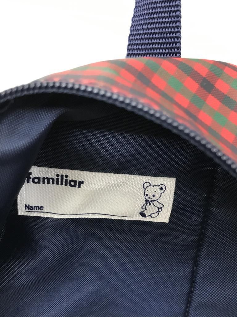 familiar バッグ リュックサック バックパック ファミリア チェック柄