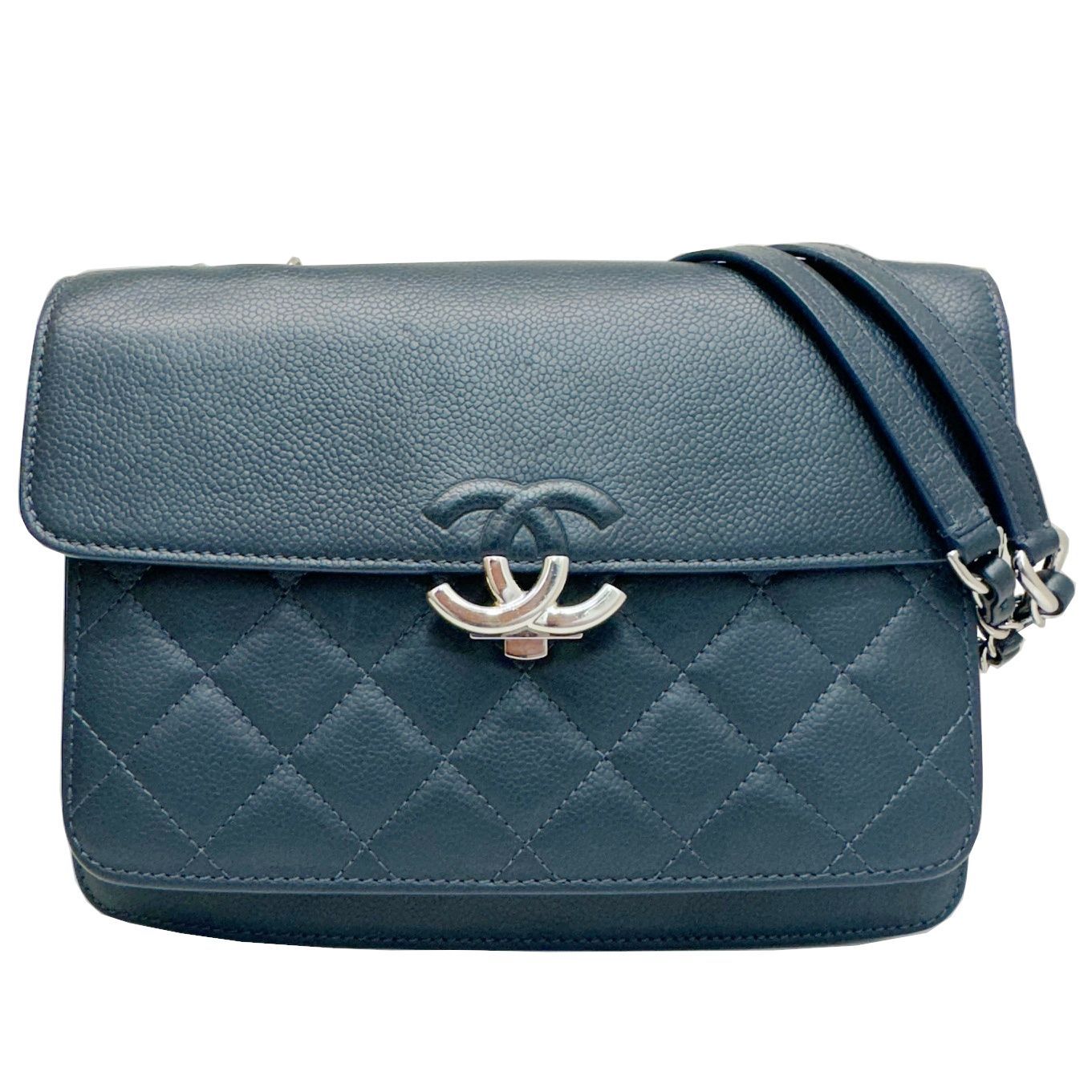 CHANEL シャネル ハーフココ マトラッセ チェーンショルダー 