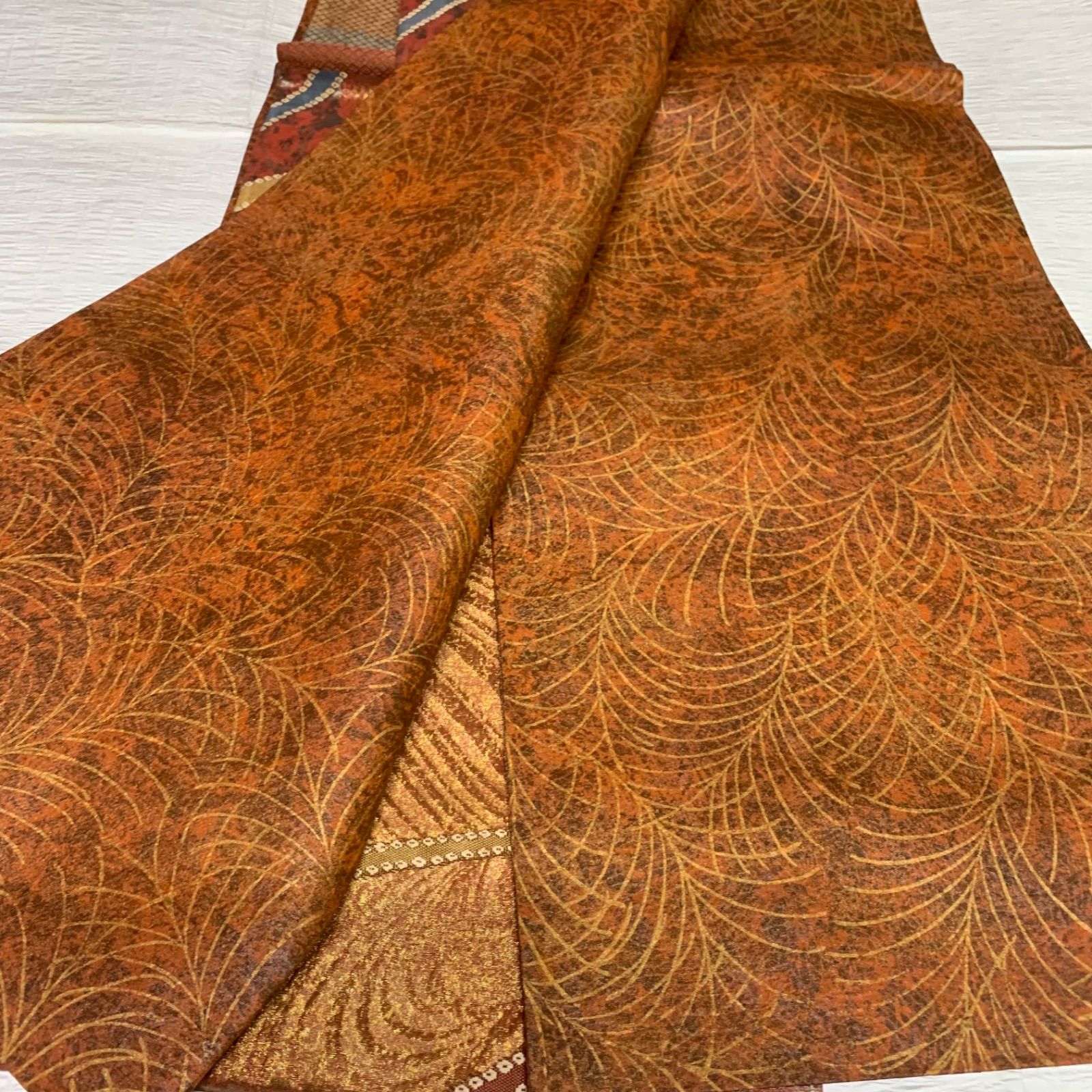 値下げ　￥10000→￥8000 　渡文　リバーシブル　袋帯 渡文 用美錦 リバーシブル 袋帯 - メルカリ