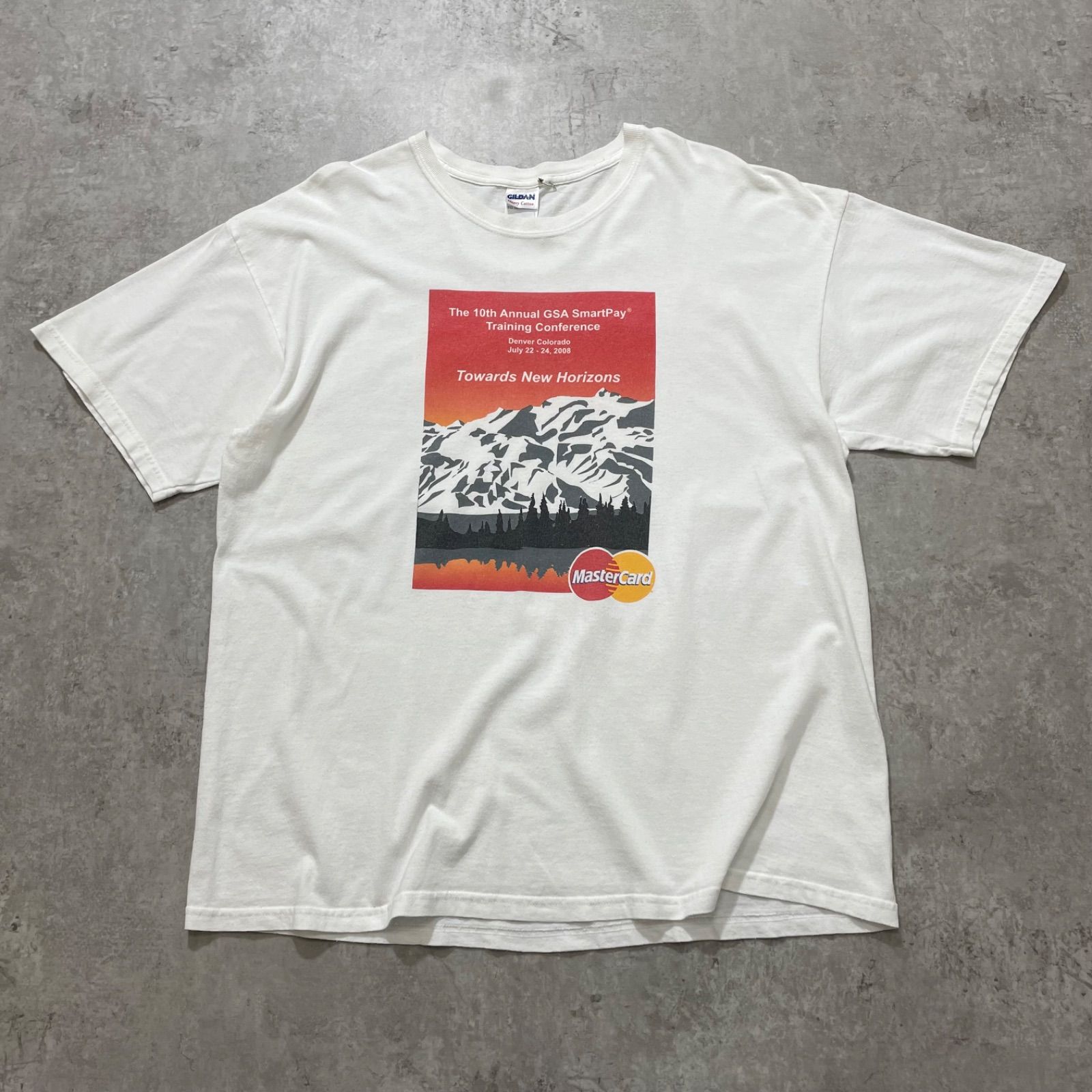 マスターカード 企業Tシャツ アドバタイジング ホワイト XL【ST251 