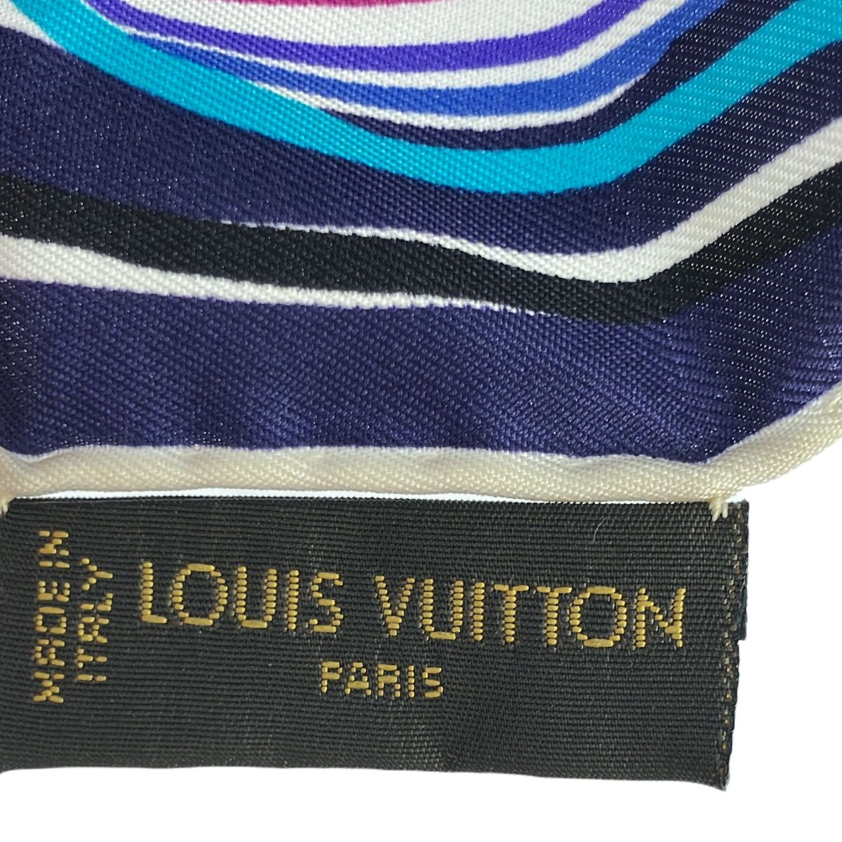LOUIS VUITTON ルイヴィトン シルクスカーフ パープル系 - メルカリ
