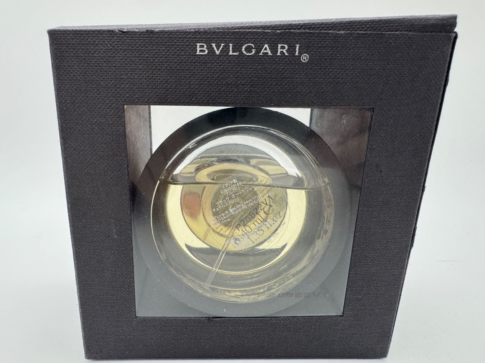 廃盤希少ブルガリブラックオードトワレ40ml 廃盤/希少】BVLGARI ブルガリ ブラック EDT 香水 40ml - メルカリ