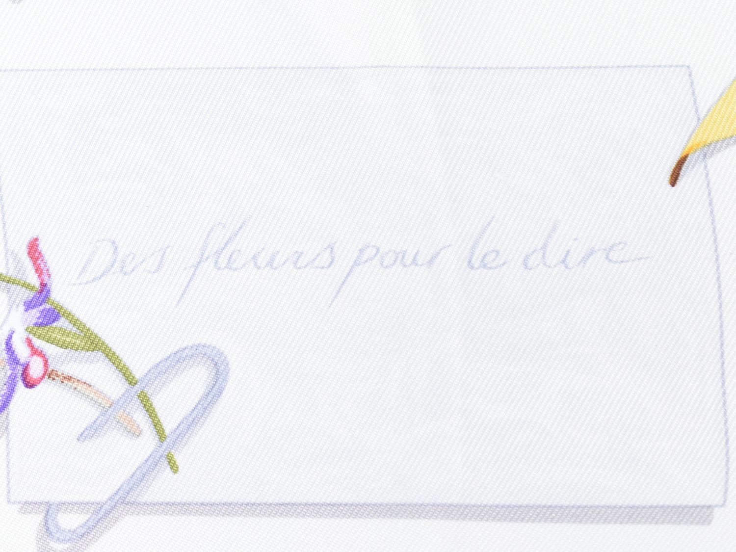 本物 エルメス HERMES スカーフカレ カレ90 Des fleurs pour le dire  