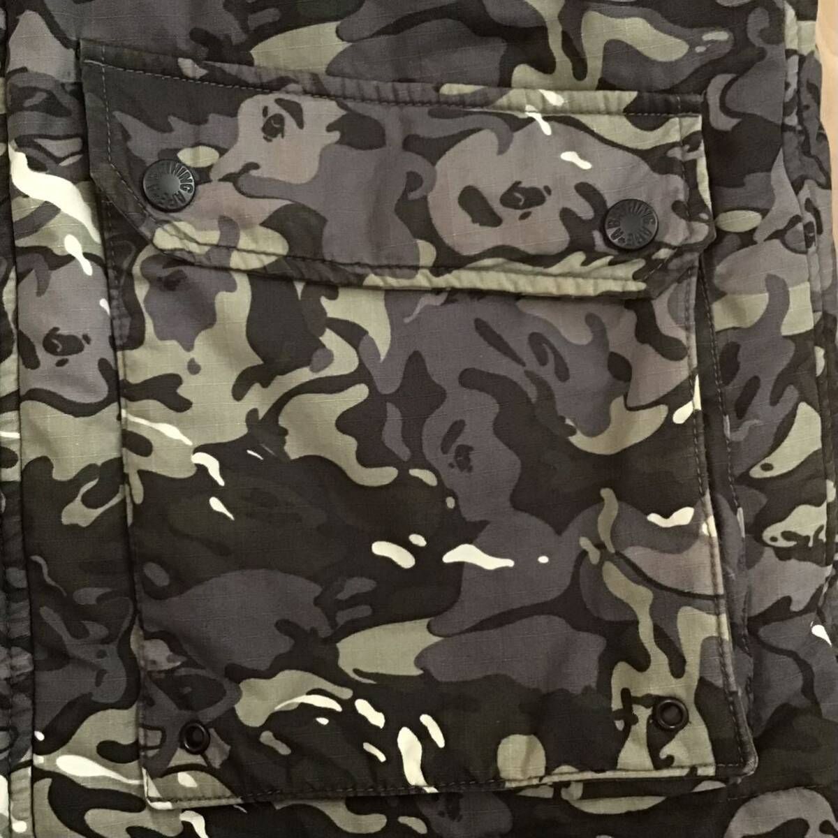 Octopus camo 中綿 ベスト Mサイズ a bathing ape BAPE vest エイプ ベイプ アベイシングエイプ 迷彩 - メルカリ