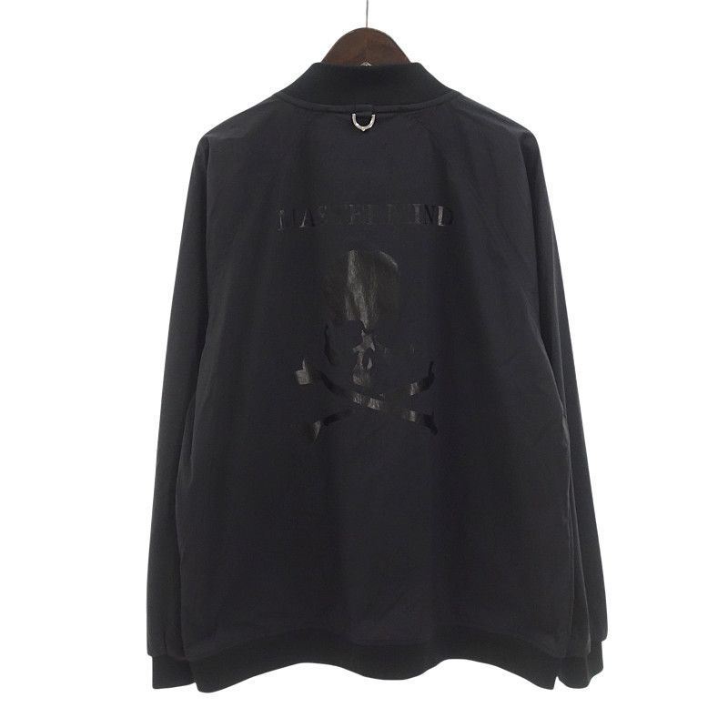 マスターマインドジャパン MASTERMIND JAPAN NEW ERA ナイロン ボンバージャケット ブラック サイズ メンズXXL