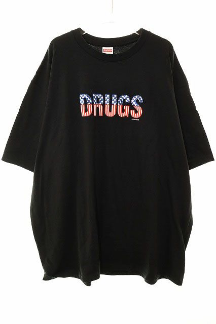 シュプリーム SUPREME 24AW DRUGS TEE BLACK XXL ドラッグ Tシャツ 半袖 ブラック ブランド古着ベクトル AA 250622