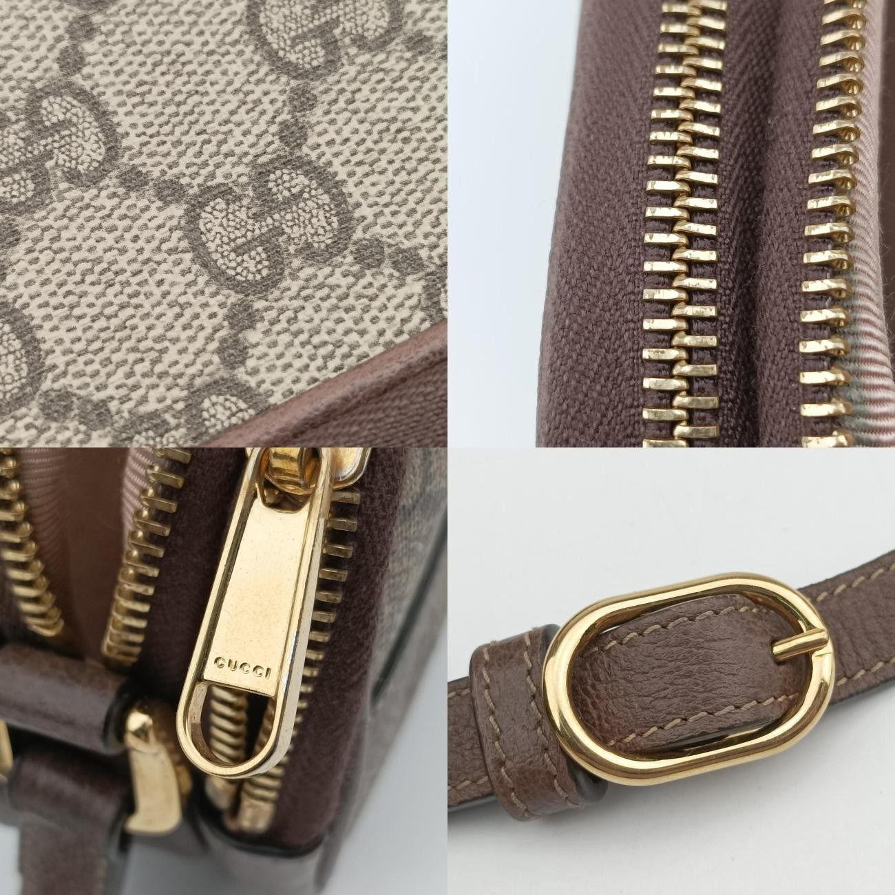 グッチGucciオフィディアブラウンPVCコーティングキャンバス546597