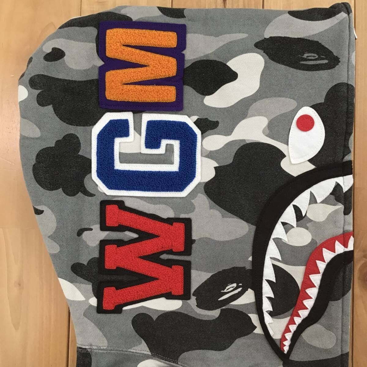 NFS限定 BAPE camo シャーク パーカー Mサイズ shark full zip hoodie