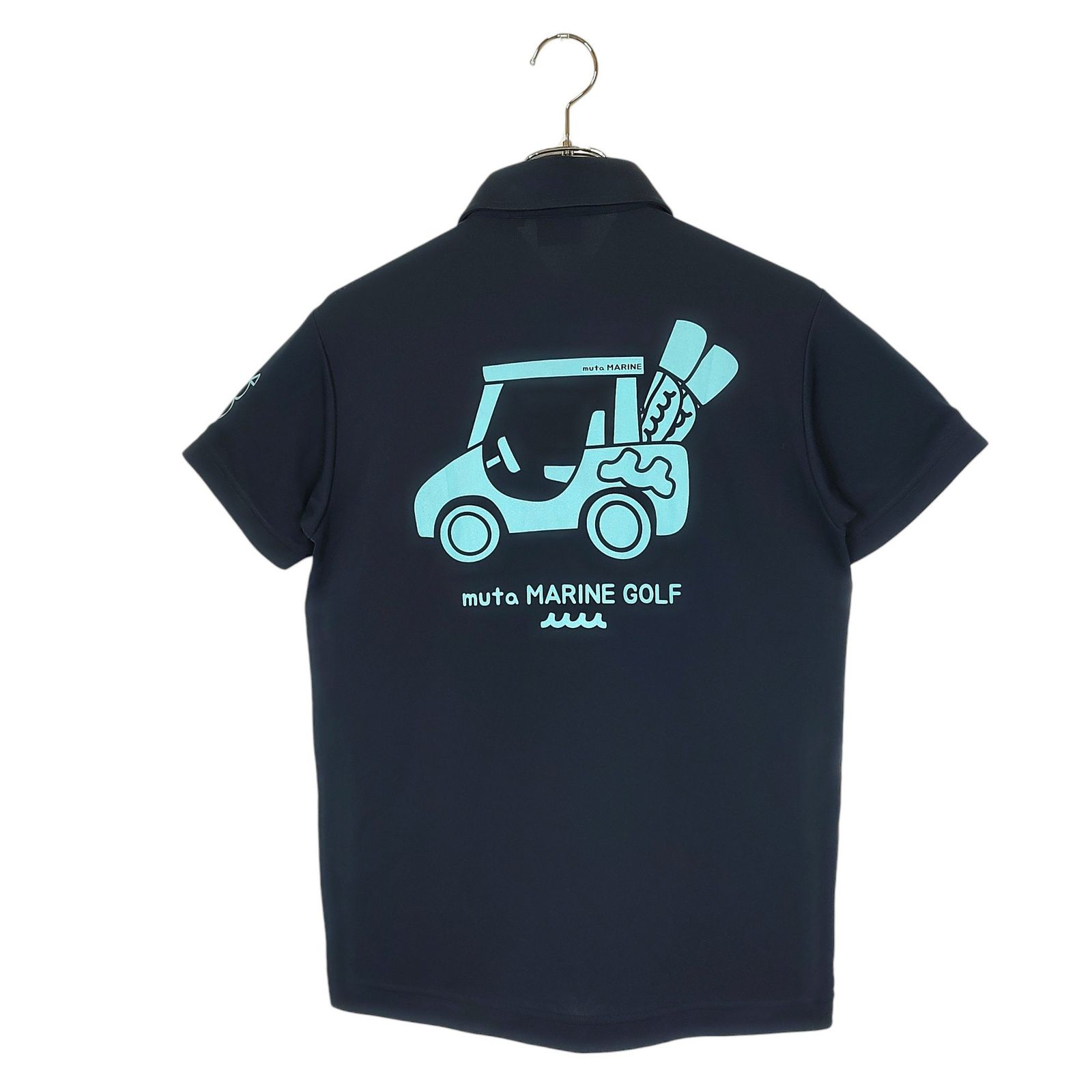 muta MARINE GOLF ムータ マリン ゴルフ バック プリント 半袖