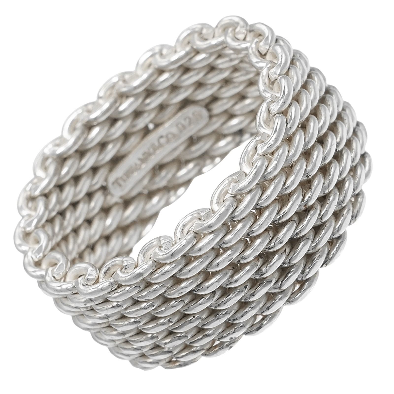 TIFFANY-Co. ティファニー サマセット シルバー925 13号 レディース 8.6g リング 指輪