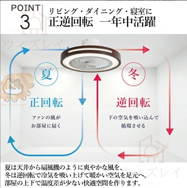 ファン付き照明
