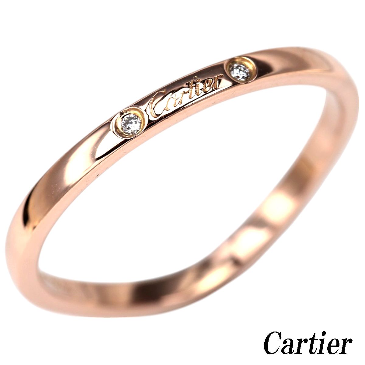 新品仕上済】カルティエ バレリーナ ダイヤモンド リング 750 ダイヤ 