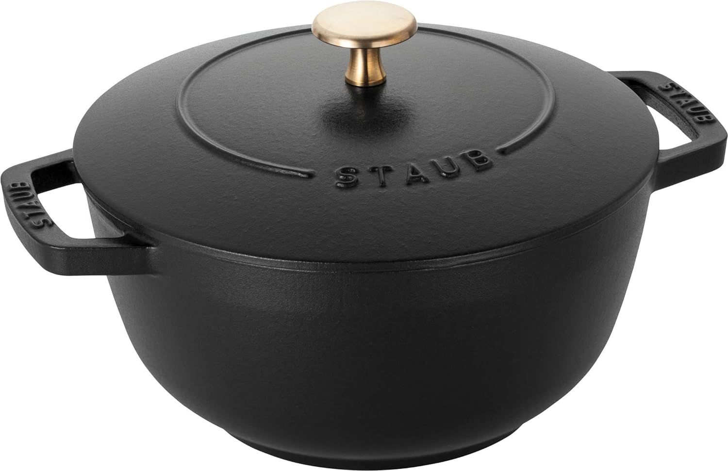 staub ストウブ  4050-008 Wa-NABE ワナベ ブラック L 20cm【日本正規販売品】