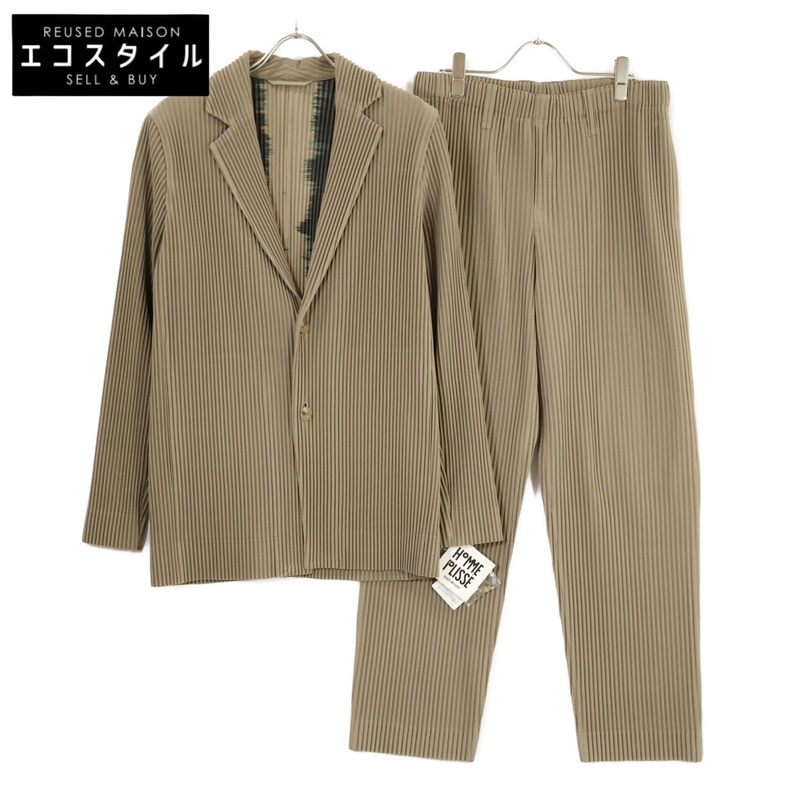 HOMME PLISSE ISSEY MIYAKE オムプリッセ イッセイミヤケ HP83JD201|HP83JF202 プリーツ 2Bシングル 3