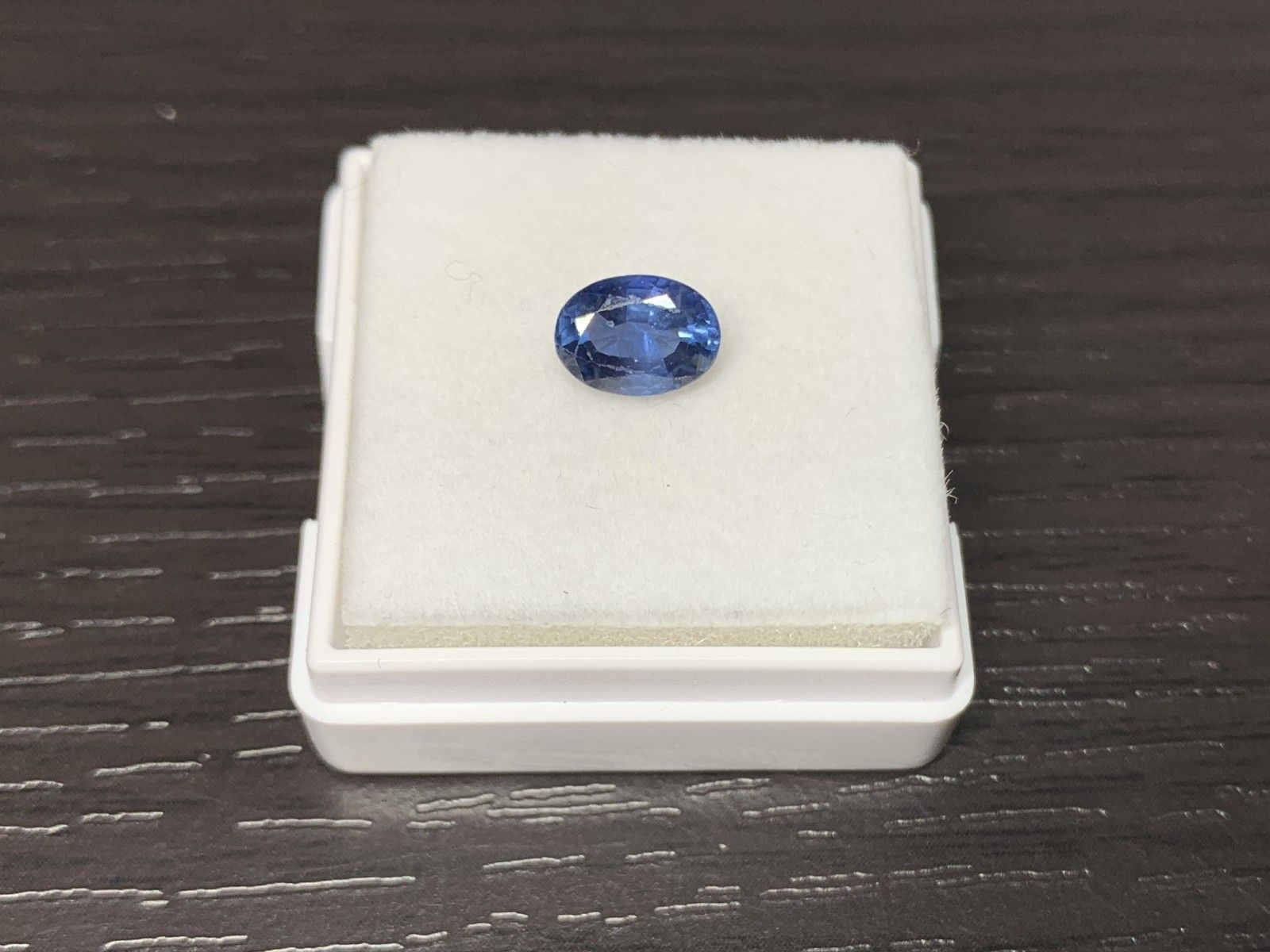 サファイア 1.13ct GIA宝石鑑別書付き Thailand No heat 7.06㎜×5.15 