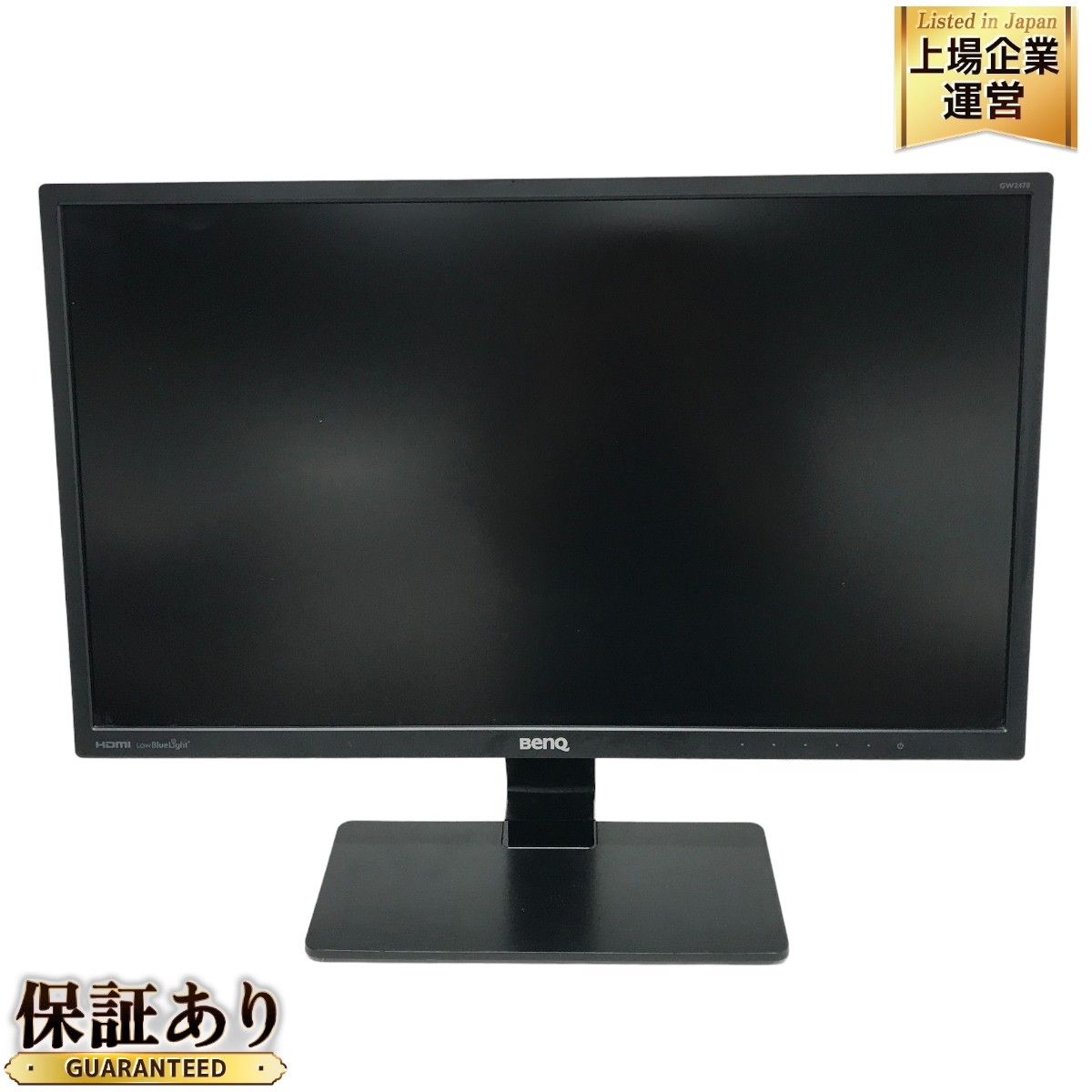 BENQ ベンキュー 液晶モニター LCD Monitor GW2470-B 23.8インチ 2019年製 F9070370 - メルカリ