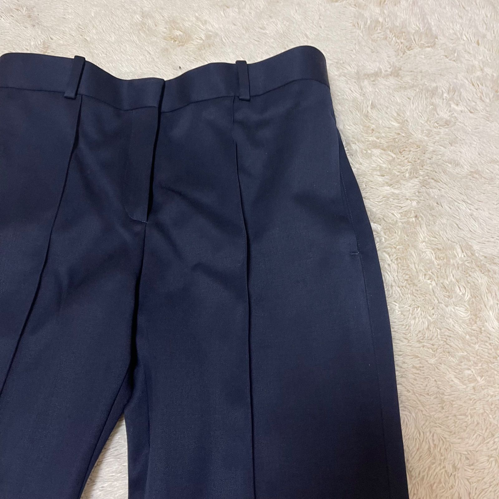 ● ●CELINE●センタークリースステッチ●カシミヤ シルク混●スラックス