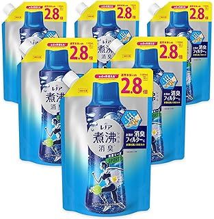 ケース販売 レノア 超消臭 煮沸レベル消臭 抗菌ビーズ スポーツ クールリフレッシュ-シトラス 詰め替え 1 180mLx6袋