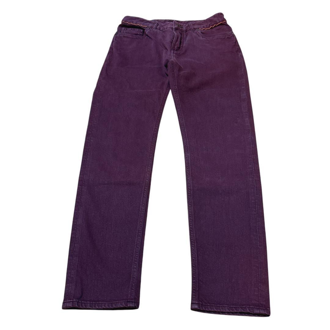 Loro Piana パープル ストレートデニム　パンツ Loro Piana パープル ストレートデニムパンツ