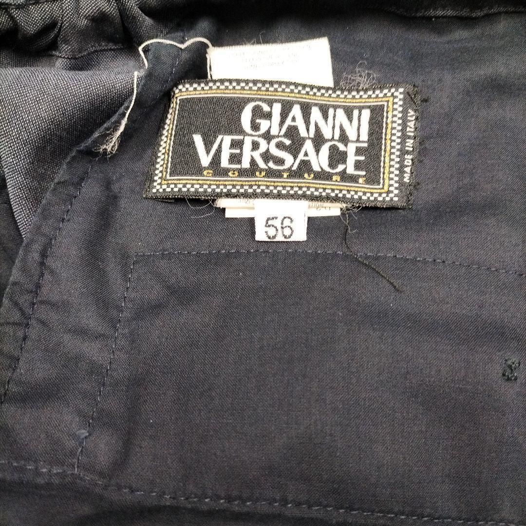 GIANNI VERSACEダークグレイのスラックス - ミツエショップ - メルカリ