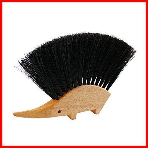 セール 馬毛 はりねずみのテーブルブラシ ブラック Redecker レデッカー