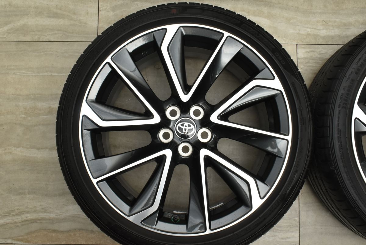 バリ溝 美品】トヨタ カローラスポーツ 純正 18in 8J +40 PCD100