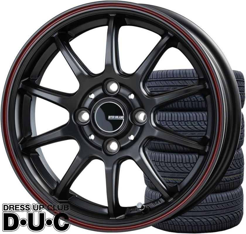 15インチアルミホイールタイヤセット コンパクトカー用 ワイド5.5Jリム 