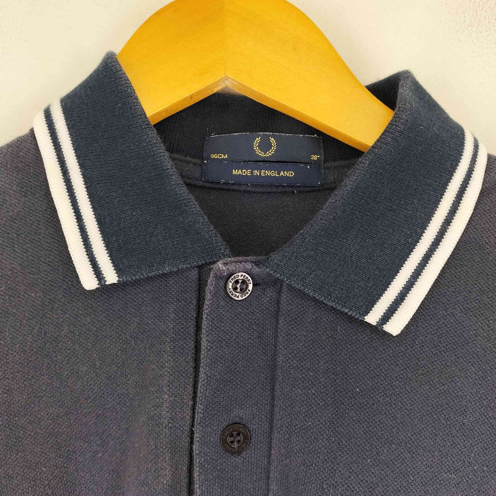 フレッドペリー FRED PERRY ロゴ刺繍 S/S ポロシャツ メンズ 96CM