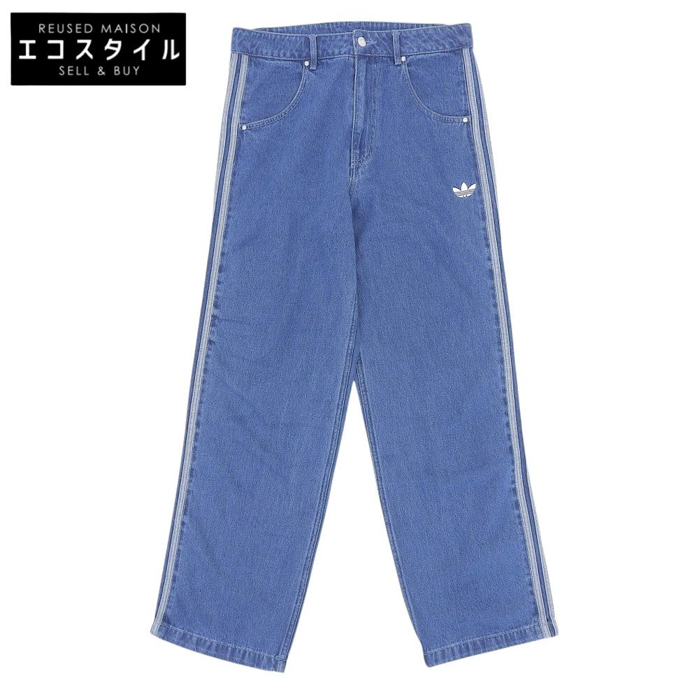 adidas アディダス ジーンズ ファイヤーバードパンツ ボトムス レディース ブルー 32 JC6234 32