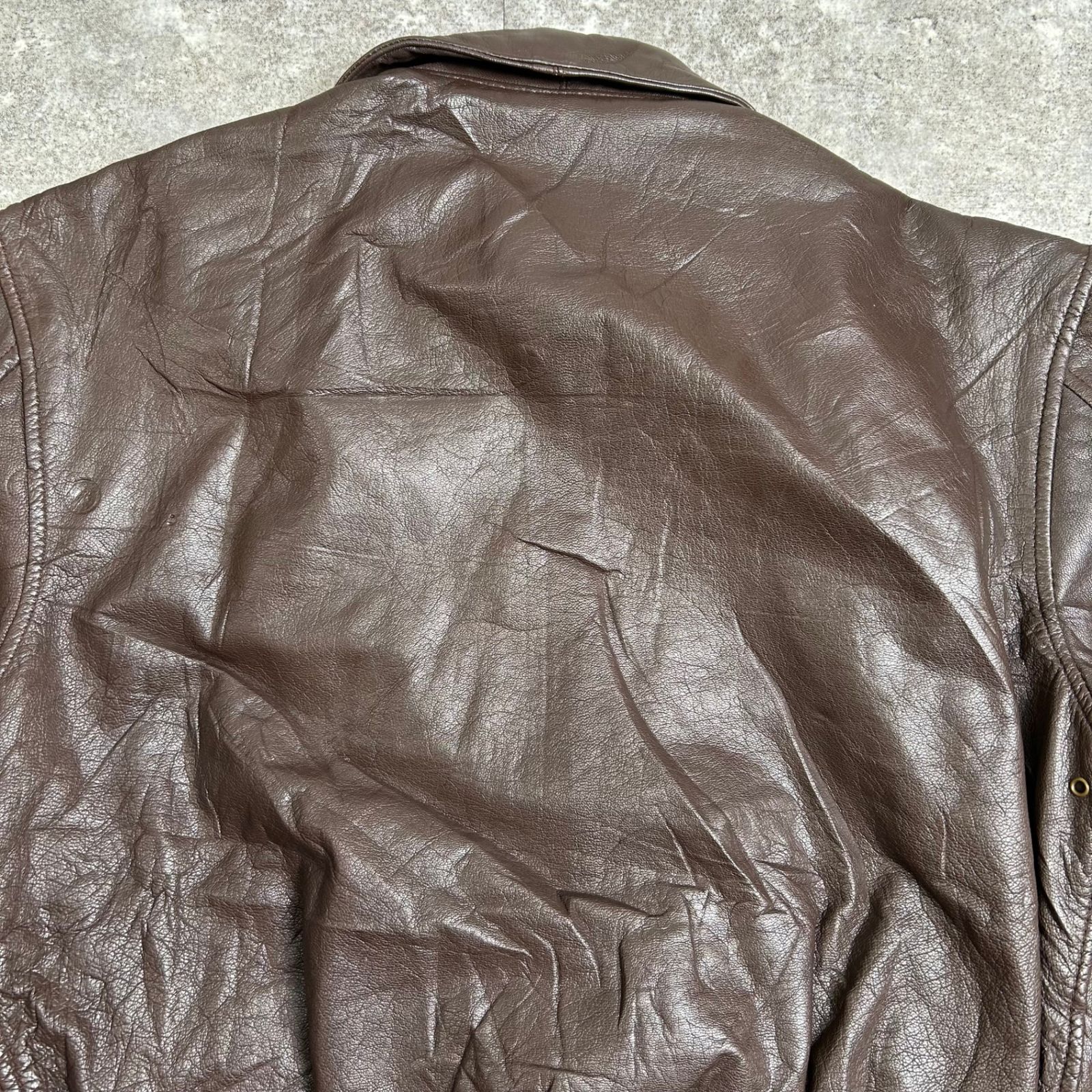 80's 80s SADDLERY USA製 A-2 レザージャケット サドゥラリィ