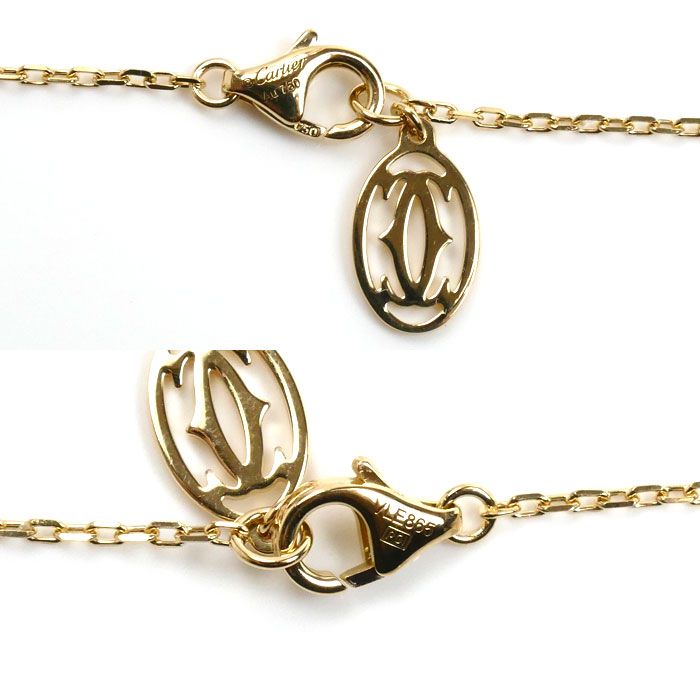 CARTIER カルティエ K18YG イエローゴールド ダムール SM ネックレス  