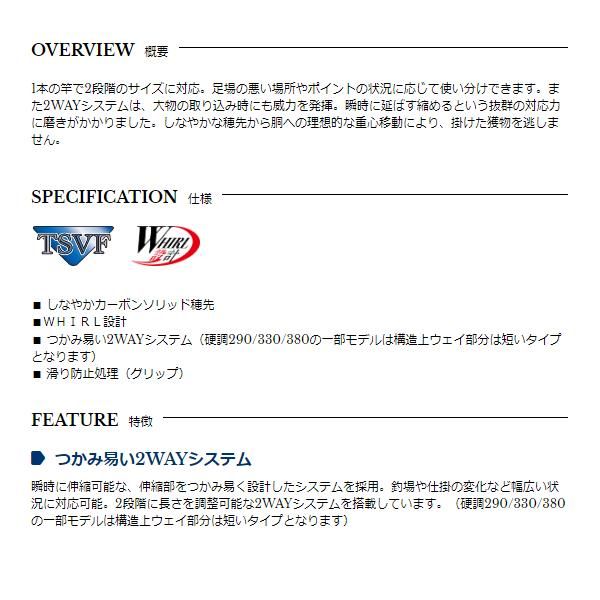 宇崎日新 2WAY 最新 遊々山 ZX 硬中硬 6215 6.10(6.10-5.70)m