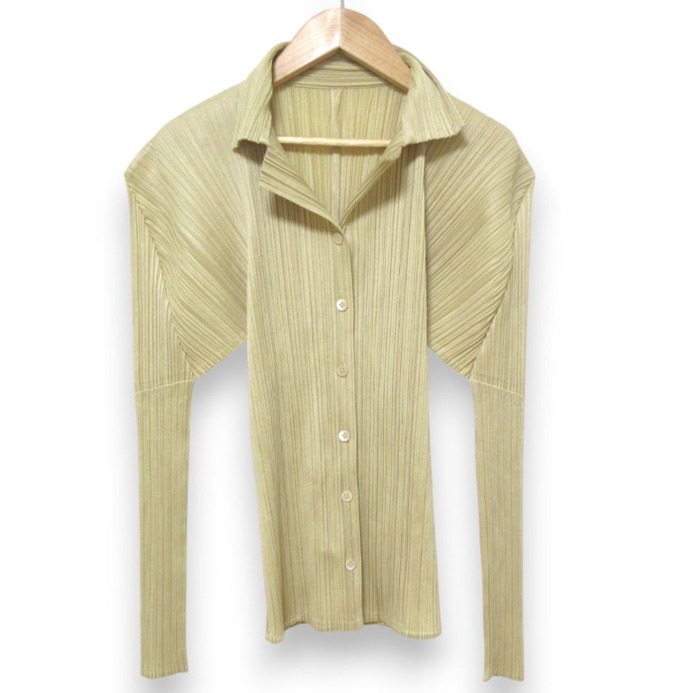 美品 PLEATS PLEASE プリーツプリーズ イッセイミヤケ ロングスリーブ 