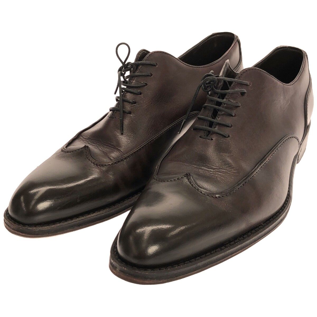 HUGO BOSS ヒューゴ ボス レザーシューズ ブラウン 7 1/2 30227978