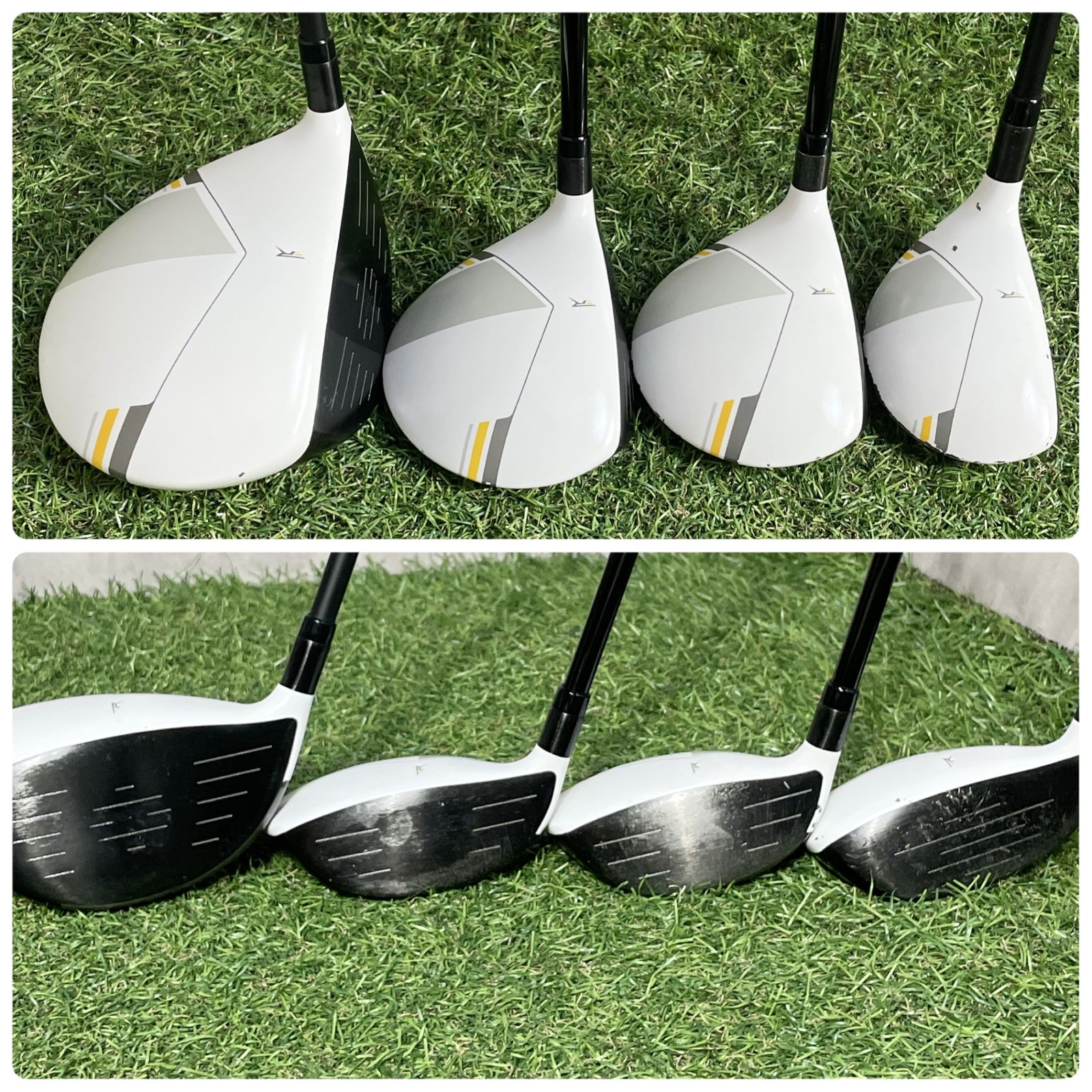 TaylorMade - 【貴重なレフティ】TaylorMade テーラーメイド R11 AXEL ゴルフクラブセット 12本 R メンズ 左 TSURUYA ツルヤ アクセル 左用 左利き用 左利き TaylorMade テーラーメイド ステルス レスキュー ユーティリティ